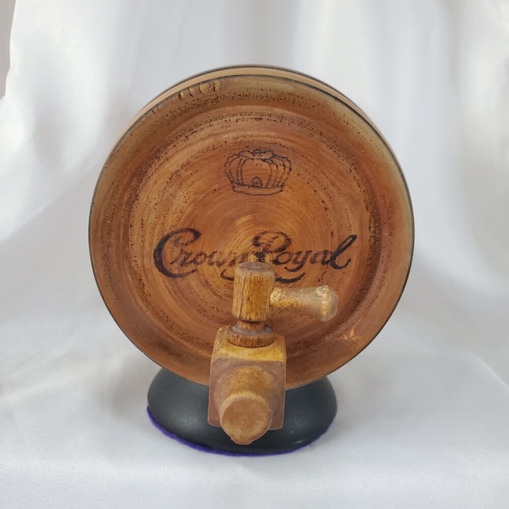 Crown Royal Wooden Whiskey Barrel Cask *DISPLAY ONLY* Bar Decor Man Cave Gift - Picture 11 of 11